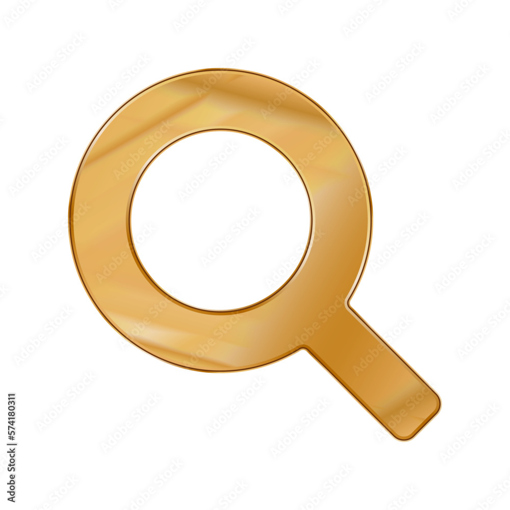 Gold Colored Metal Chrome web icon search. Gold Colored Metal Chrome web icon search.