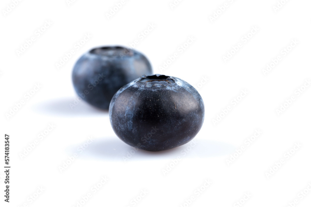 Blueberries on white background Blueberries on white background