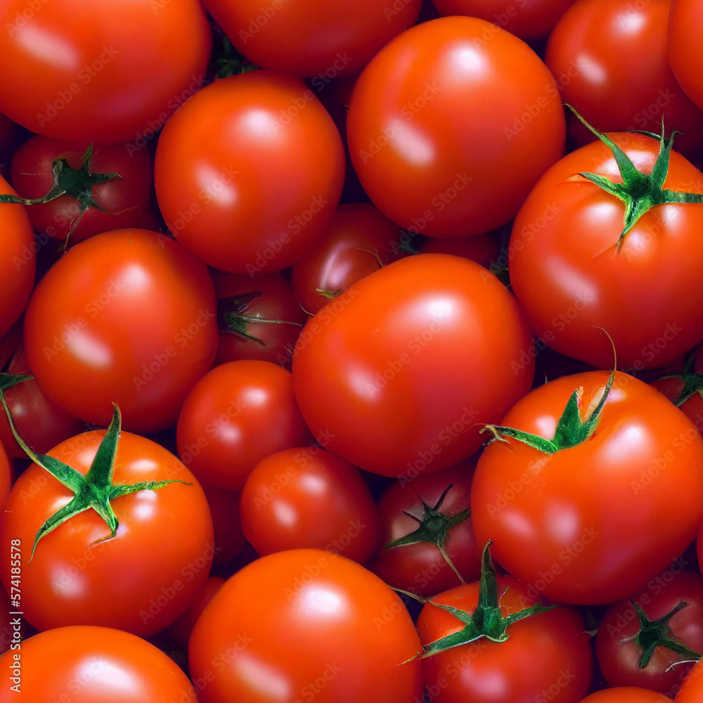 Fresh shiny tomatoes seamless tiling texture Fresh shiny tomatoes seamless tiling texture