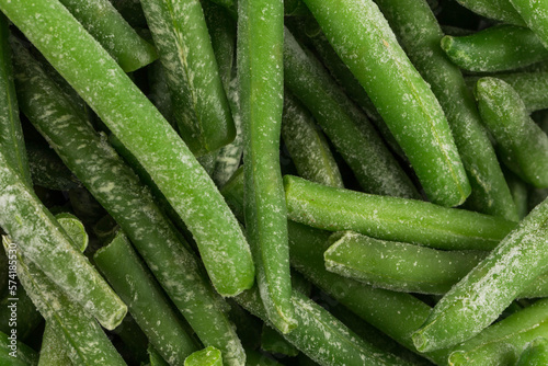 Frozen cut green beans vegetable