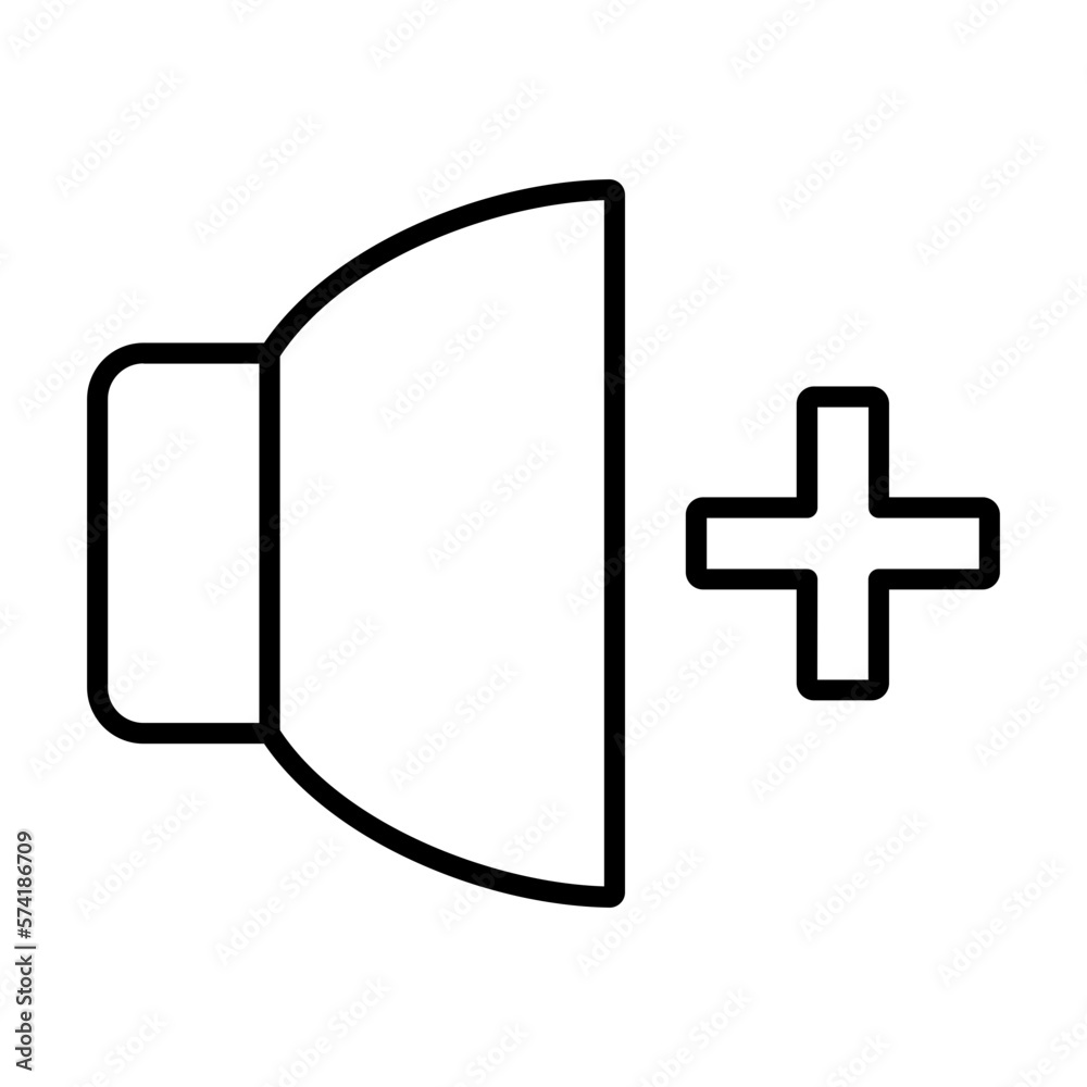 Fototapeta premium Volume Up Icon