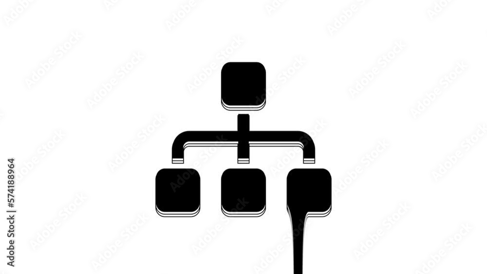 black-business-hierarchy-organogram-chart-infographics-icon-isolated-on