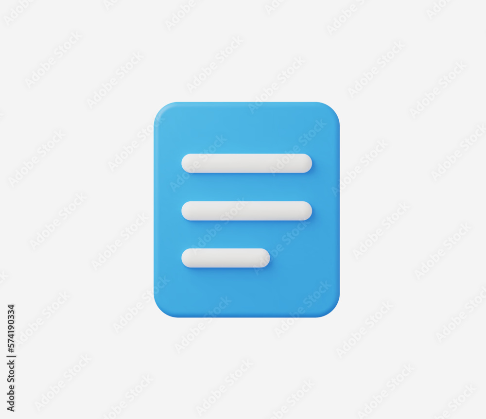 3r Realistic Note or List Document vector Illustration 3r Realistic Note or List Document vector Illustration