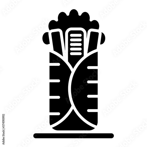 Falafel Glyph Icon