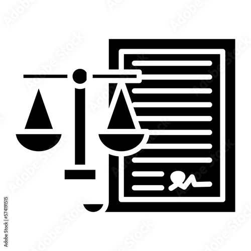 Bureaucracy Glyph Icon