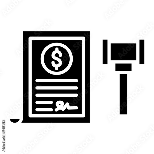 Bail Glyph Icon