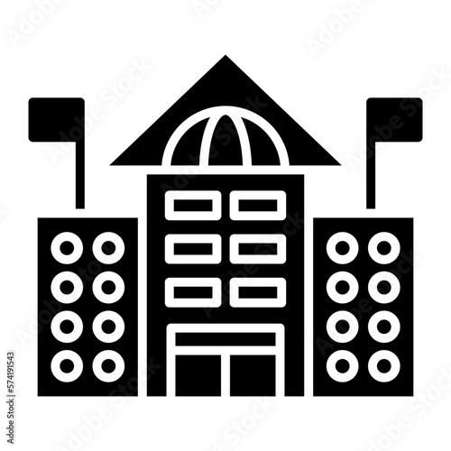 Congress Glyph Icon