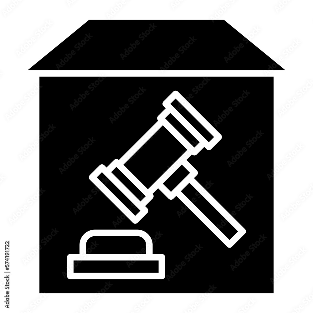 Litigation Glyph Icon
