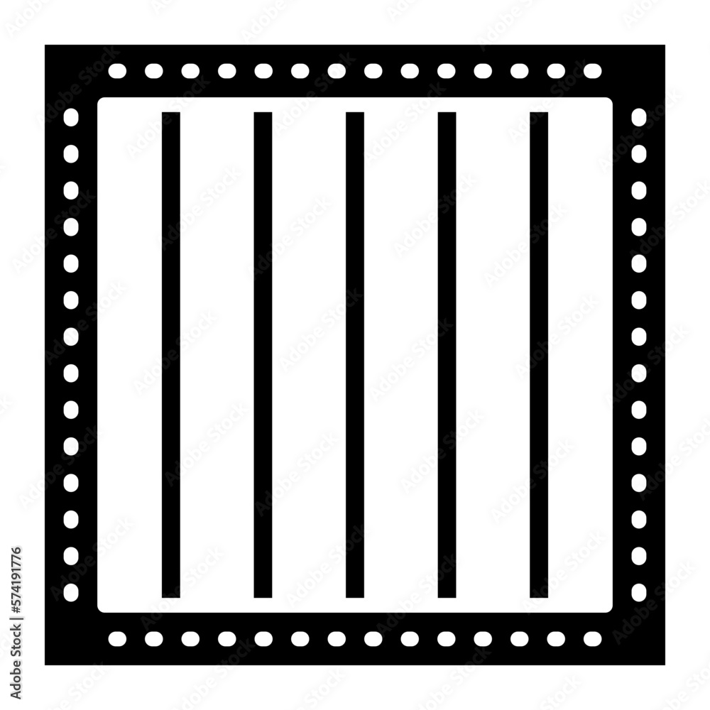 Prison Glyph Icon Prison Glyph Icon