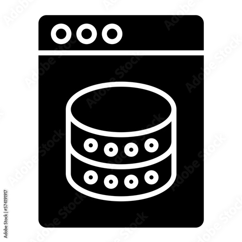 Data Glyph Icon