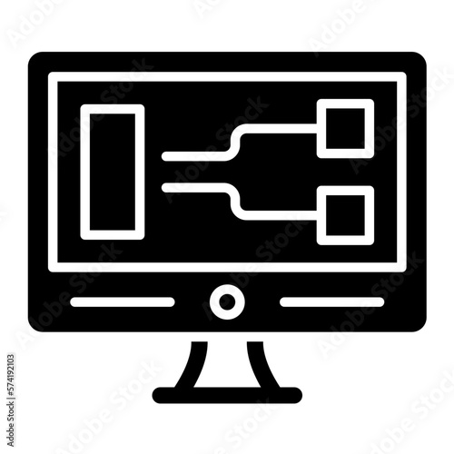 Visual Programming Glyph Icon