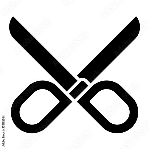 Scissors Glyph Icon