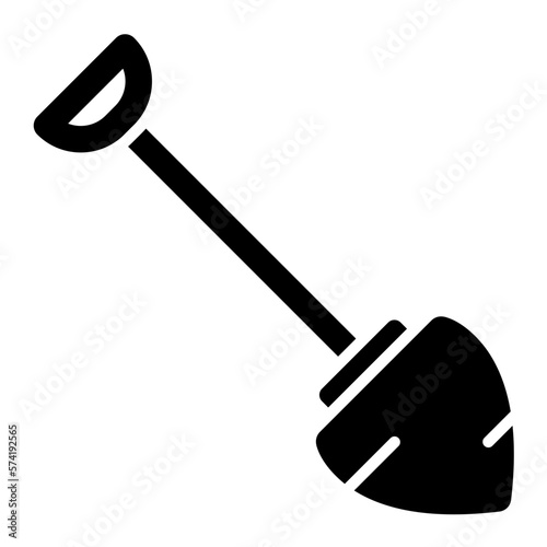 Shovel Glyph Icon