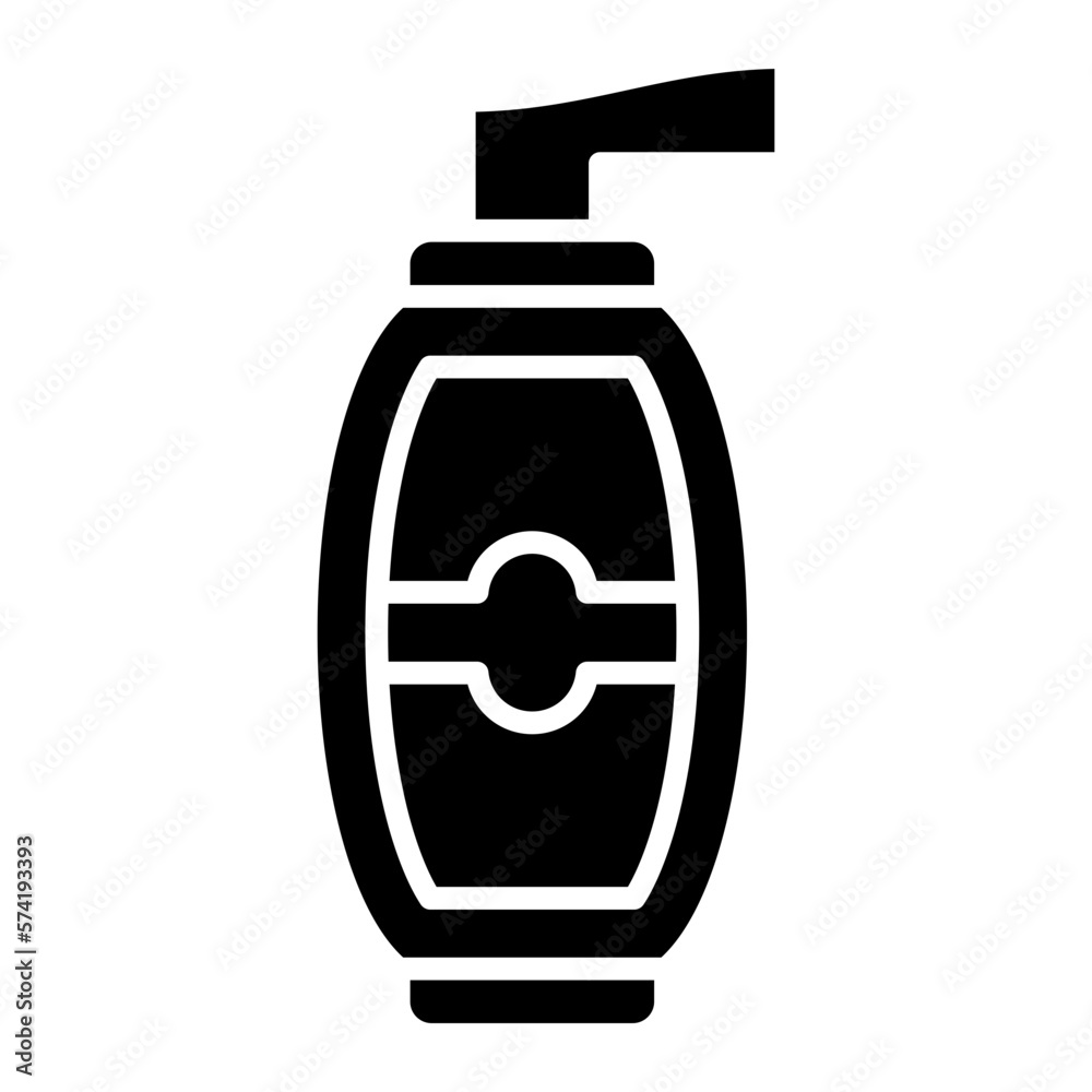 Obraz premium Lotion Glyph Icon