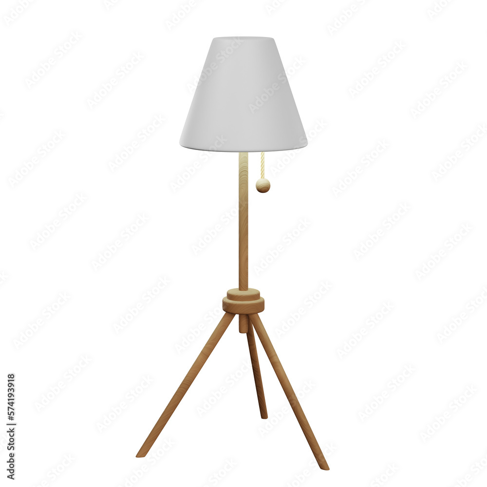Floor Lamp 3D Illustration Floor Lamp 3D Illustration