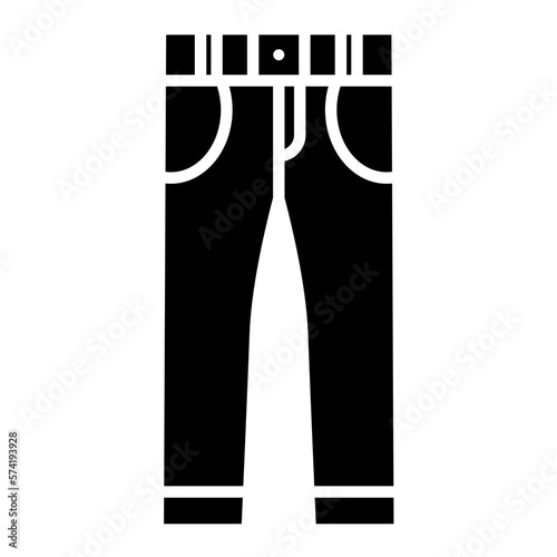 Sweatpants Glyph Icon
