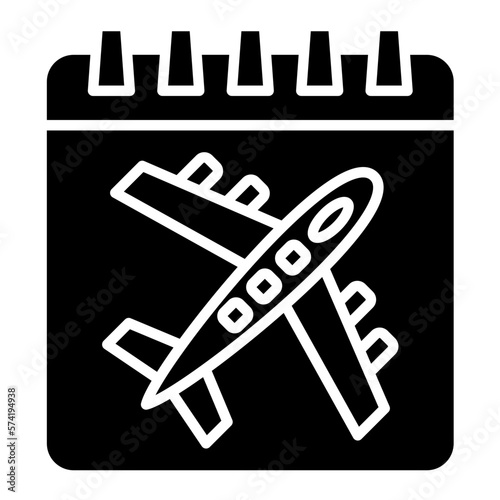 Calendar Glyph Icon