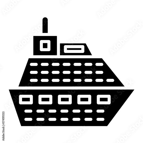 Cruise Glyph Icon