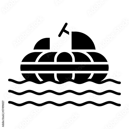 Bumper Boats Glyph Icon