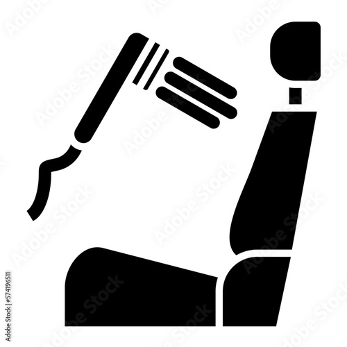 Vacuum Interior Glyph Icon
