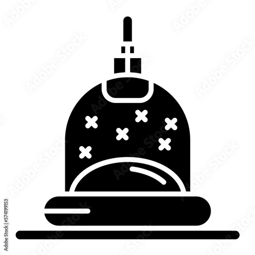 Cupping Therapy Glyph Icon