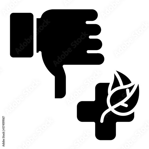 Disadvantages Glyph Icon