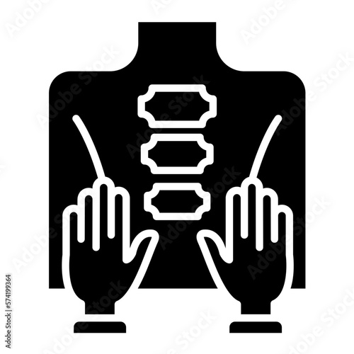 Osteopathic Medicine Glyph Icon