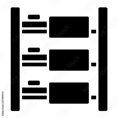 Dorm Glyph Icon