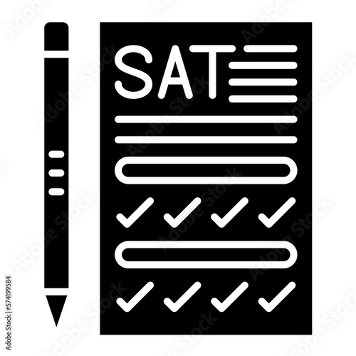 Sat Glyph Icon