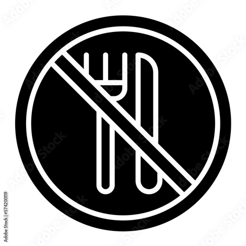 Fasting Glyph Icon