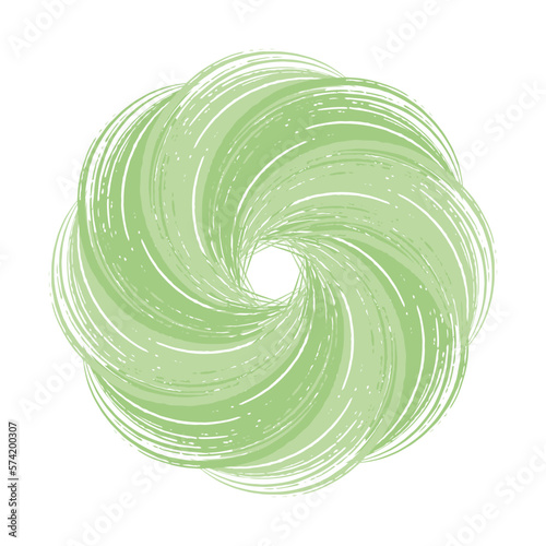 terry green swirl isolated vector circle