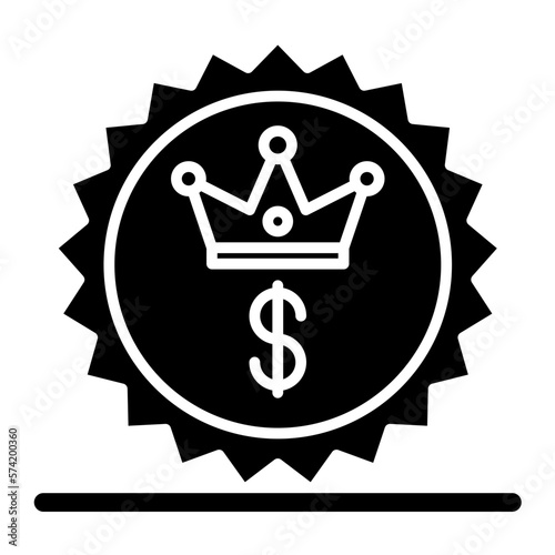 All Inclusive Price Glyph Icon