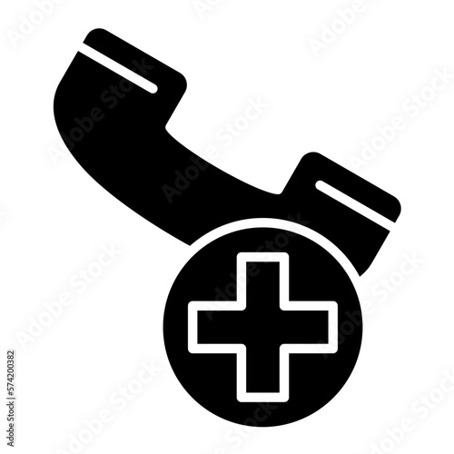 Healthcare Center Glyph Icon