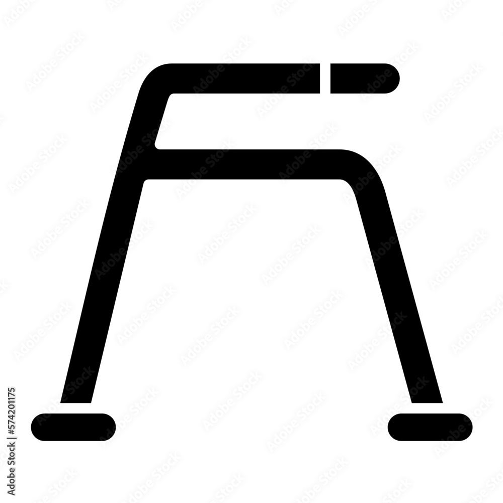 Walker Glyph Icon Walker Glyph Icon