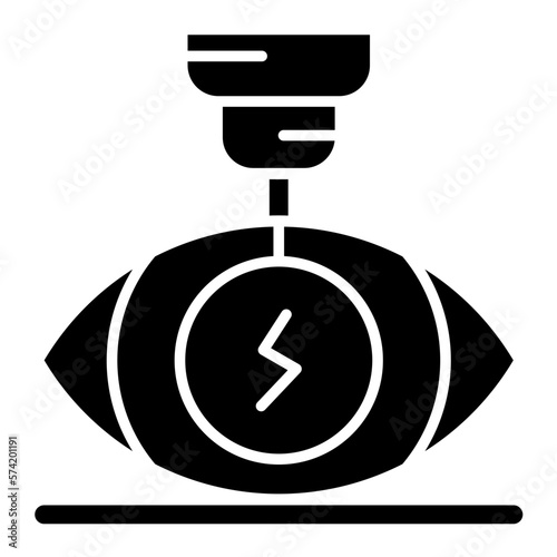 Laser Vision Correction Glyph Icon