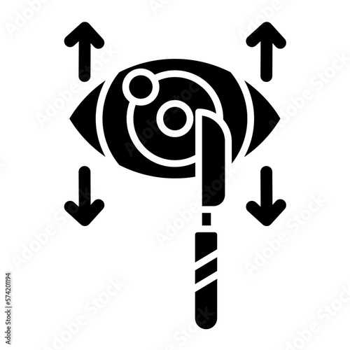 Eye Surgery Glyph Icon