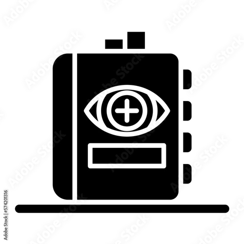 Optometric Guidelines Glyph Icon