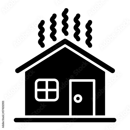 Home Insulation Glyph Icon