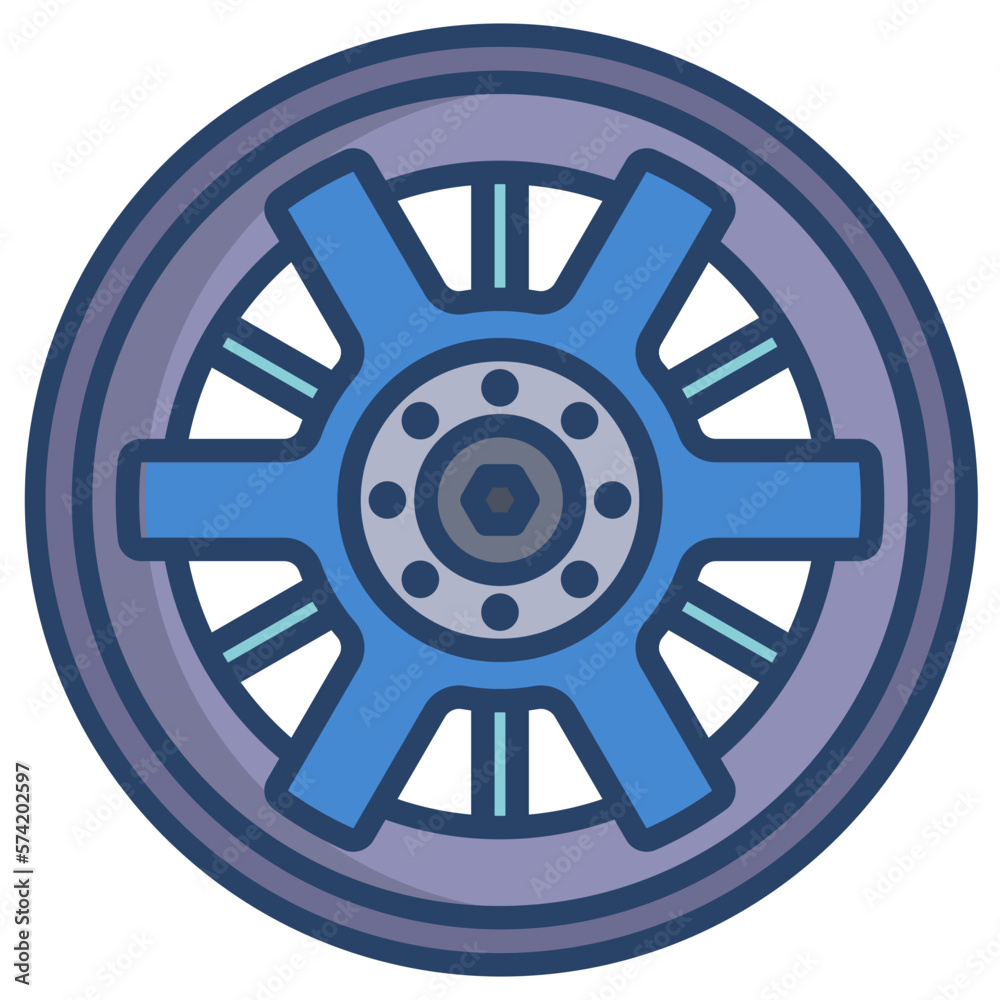 Fototapeta premium Car Tire icon