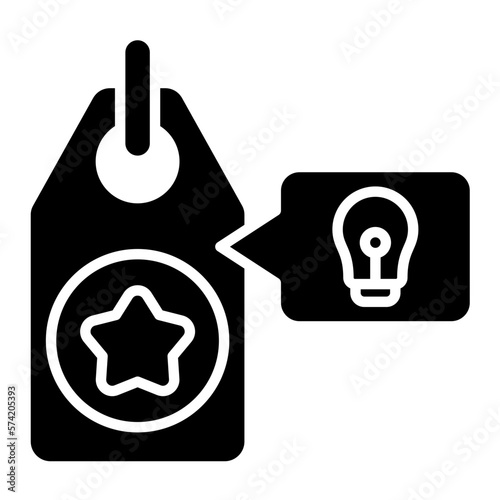 Brand Mentions Glyph Icon