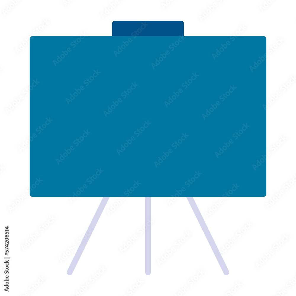 Blackboard Flat Multicolor Icon