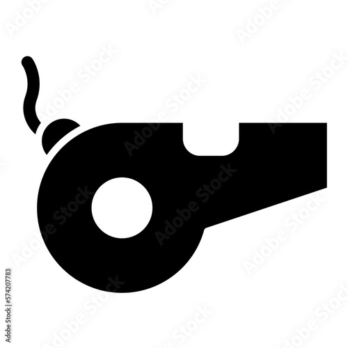 Whistle Blower Glyph Icon