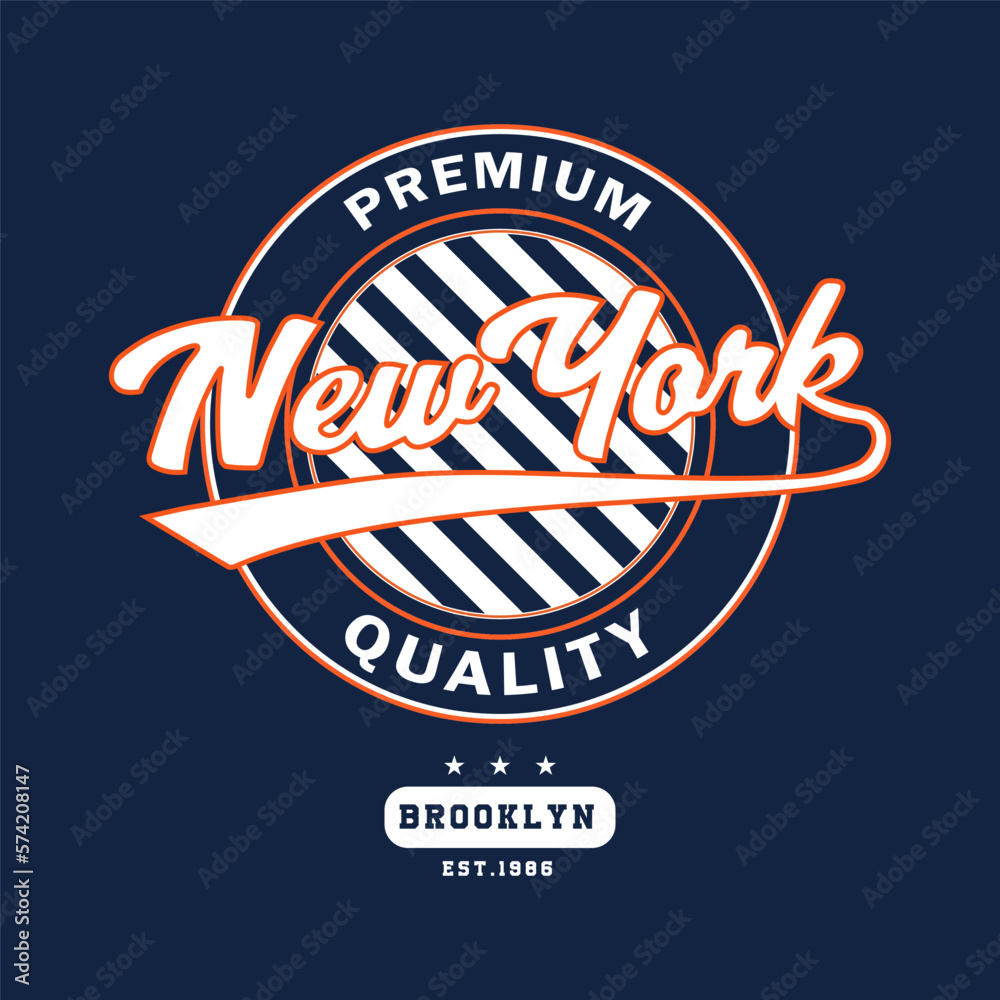 Obraz premium Streetwear Graphic Design ideas customize design typography new york
