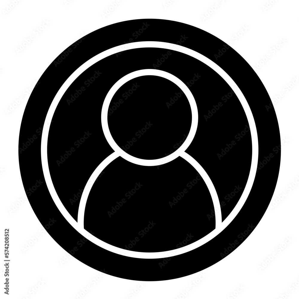 Profiling Glyph Icon Profiling Glyph Icon
