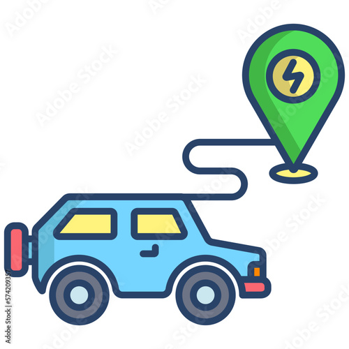 EV Station location icon