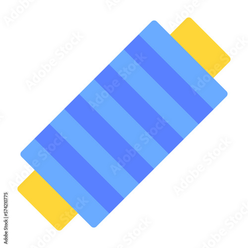 Thread Flat Multicolor Icon