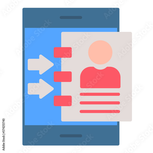 Phonebook Flat Multicolor Icon