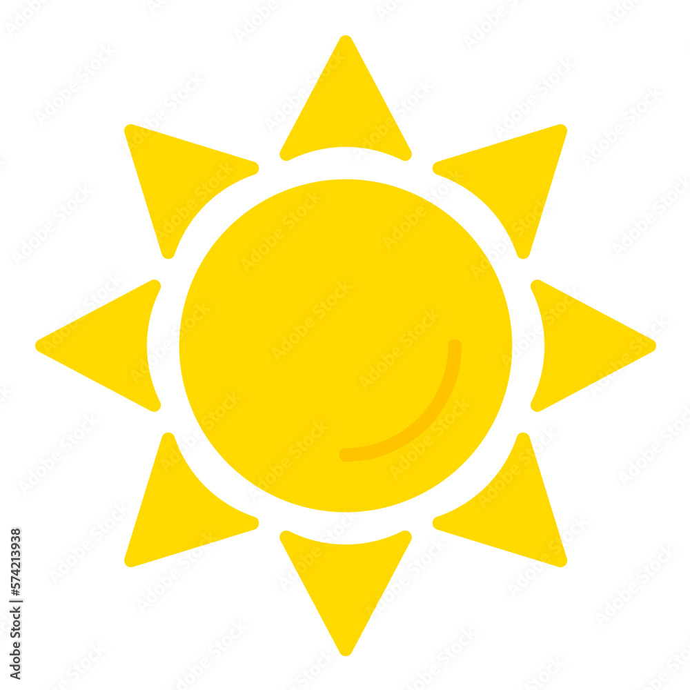 Sun Flat Multicolor Icon Sun Flat Multicolor Icon