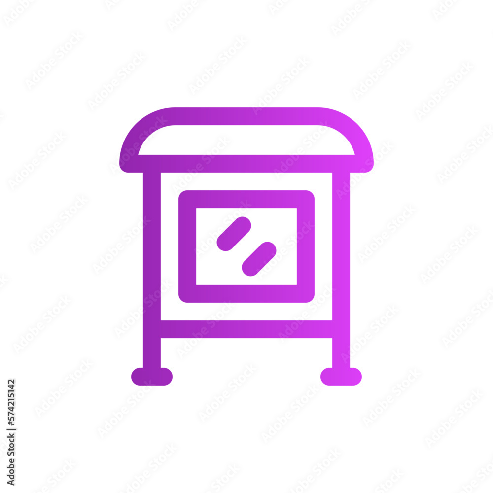 mupi gradient icon mupi gradient icon