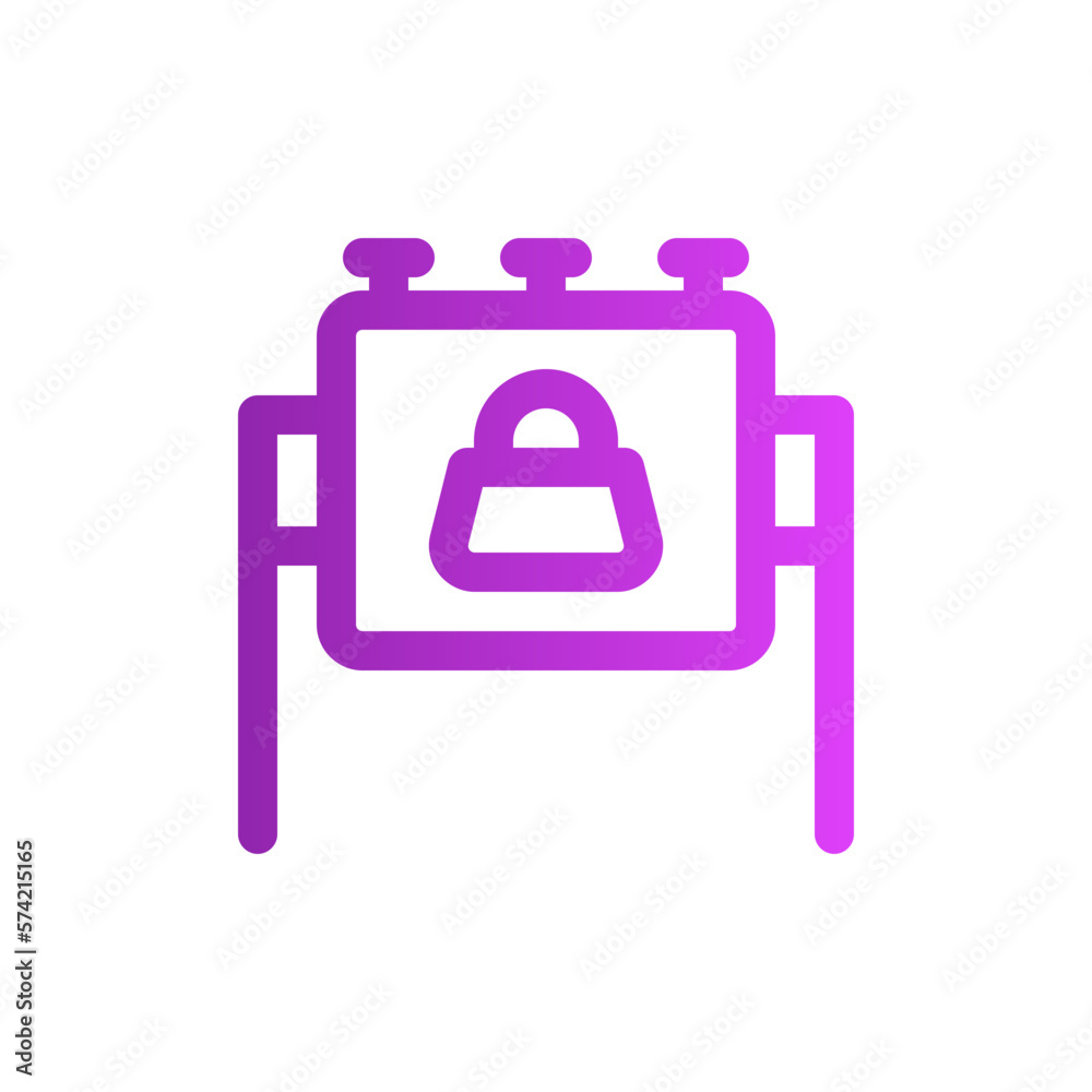 road banner gradient icon